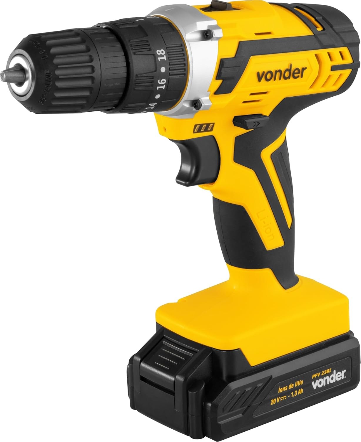 Parafusadeira e Furadeira Vonder 12V com Maleta e Acessórios - Vonder - Foto Principal
