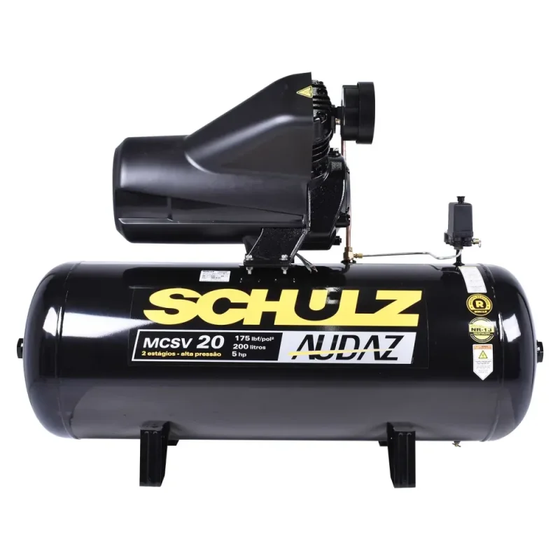 Compressor Schulz Audaz MCSV20 5 HP 220V Profissional — Correta Ferramentas