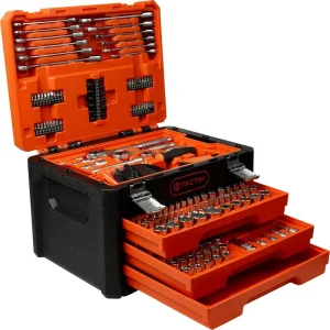 Tactix 275661 Kit de Ferramentas Completo 254 Peças Profissionais - Correta Ferramentas